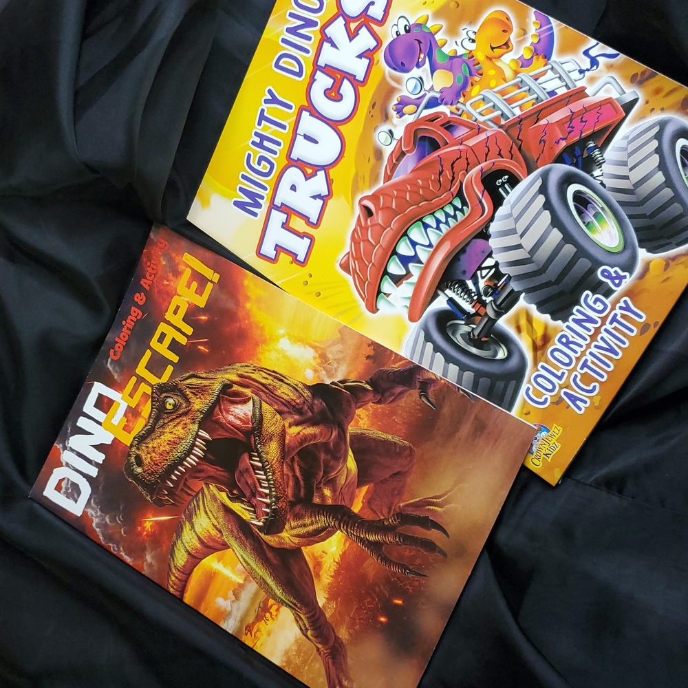 Dinosaur Coloring and Activity Book Set‎